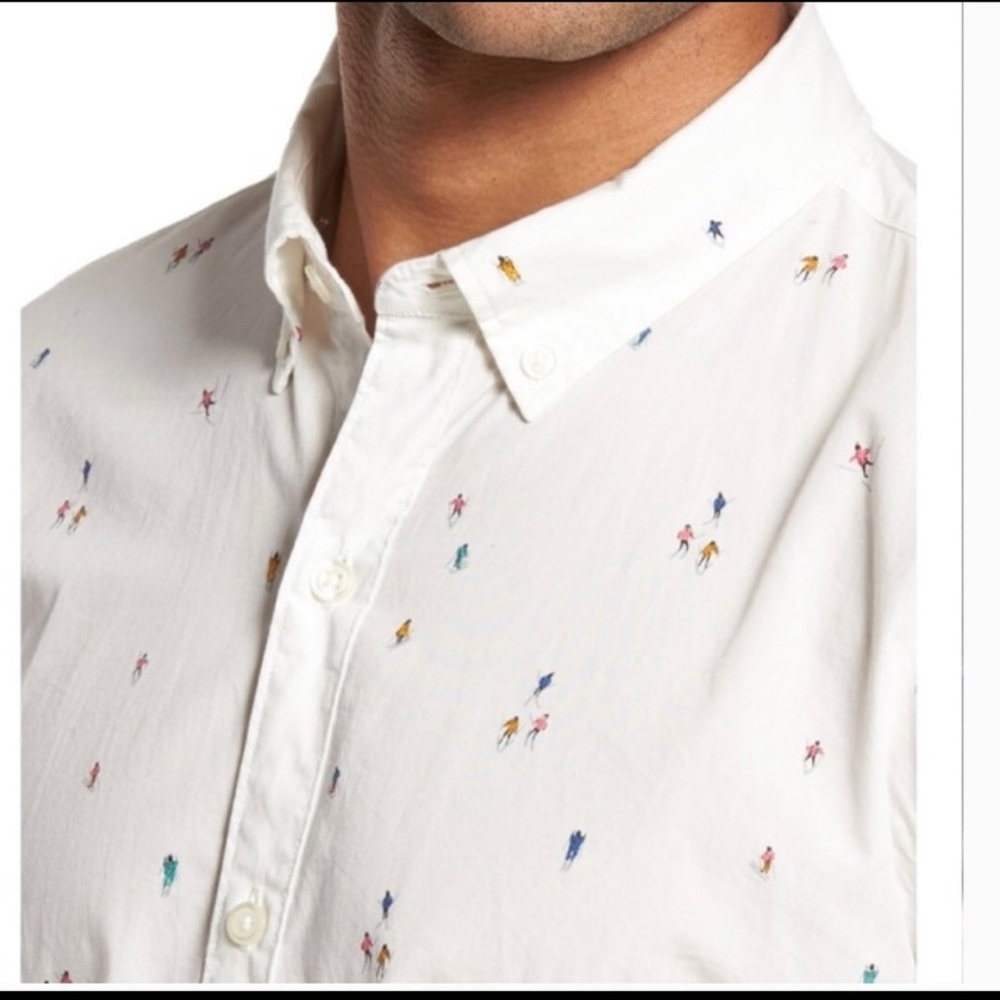 ⛷️BONOBOS Ski Theme 100% Cotton Shirt ⛷️ - Picture 2 of 13